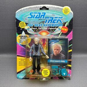 Playmates 1993 Admiral Leonard H McCoy Star Trek TNG Action Figure*